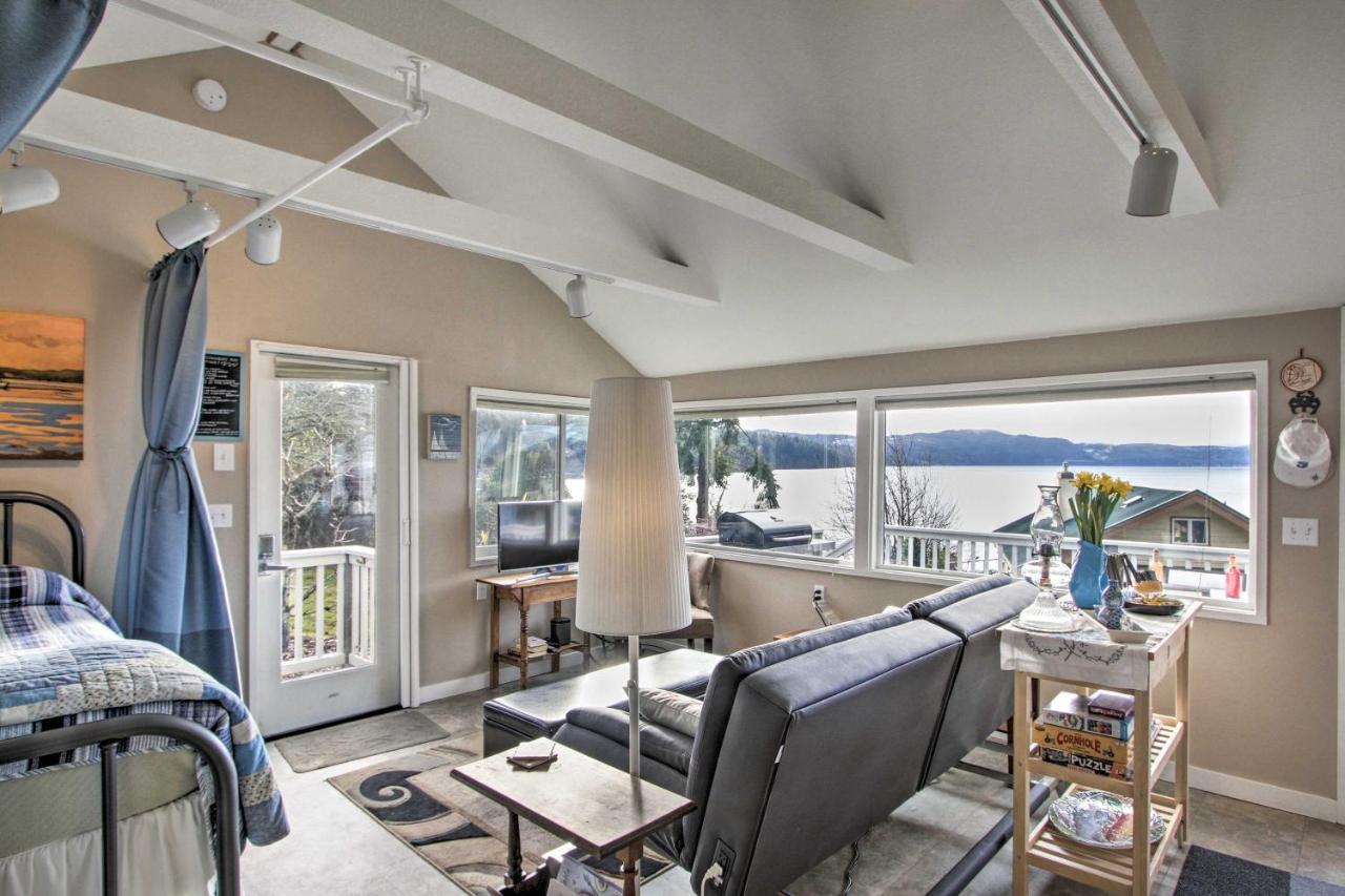 פורט טאונסנד Idyllic Waterfront Cottage With Beach And Sunset Views מראה חיצוני תמונה